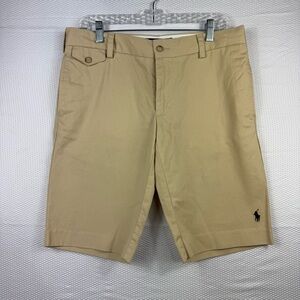 Polo Ralph Lauren Sport Woman’s Khaki Chino Bermuda Shorts Sz 8